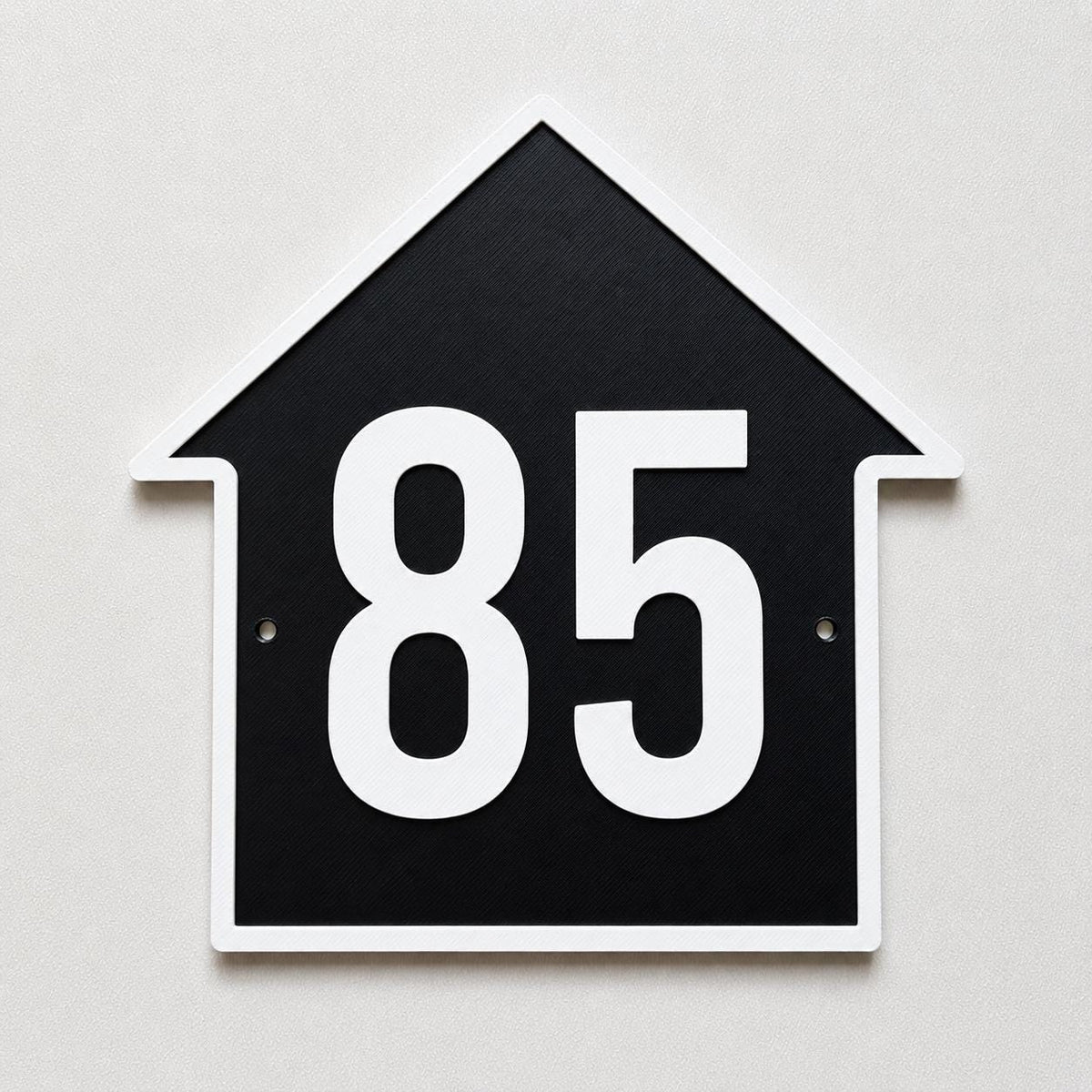 Personalised House Number Sign – Custom Home Front Door Gate Plate Plaque