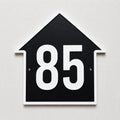 Personalised House Number Sign – Custom Home Front Door Gate Plate Plaque