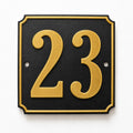 Personalised House Number Sign – Custom Home Front Door Gate Plate Plaque