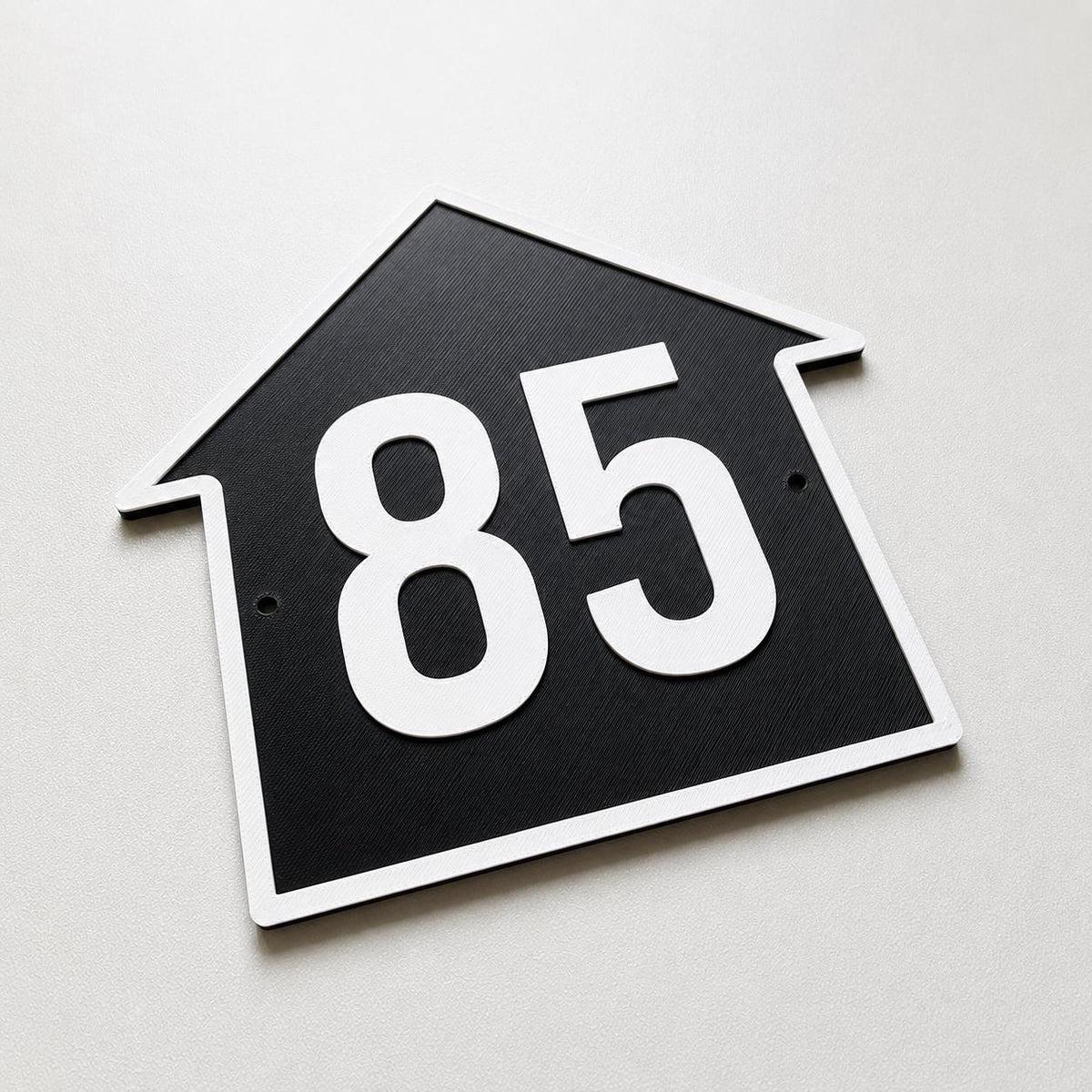 Personalised House Number Sign – Custom Home Front Door Gate Plate Plaque