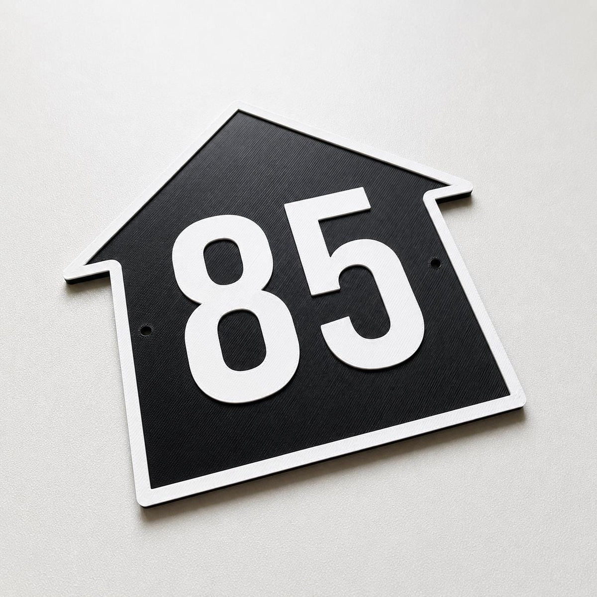 Personalised House Number Sign – Custom Home Front Door Gate Plate Plaque
