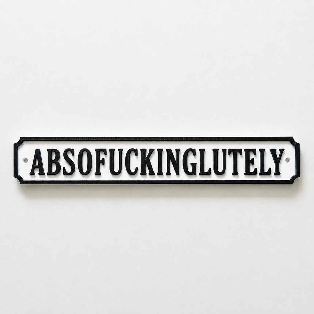 Absof*ckinglutely Sign – New Home Kitchen Bar Dining Room House Decoration Decor