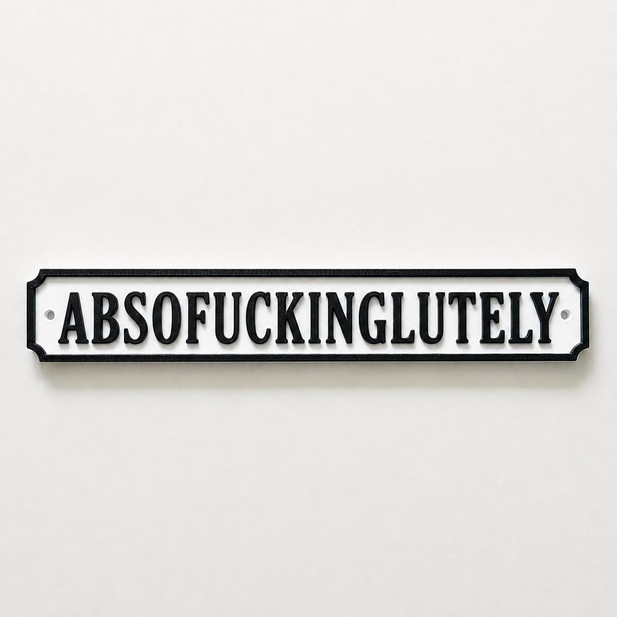 Absof*ckinglutely Sign – New Home Kitchen Bar Dining Room House Decoration Decor