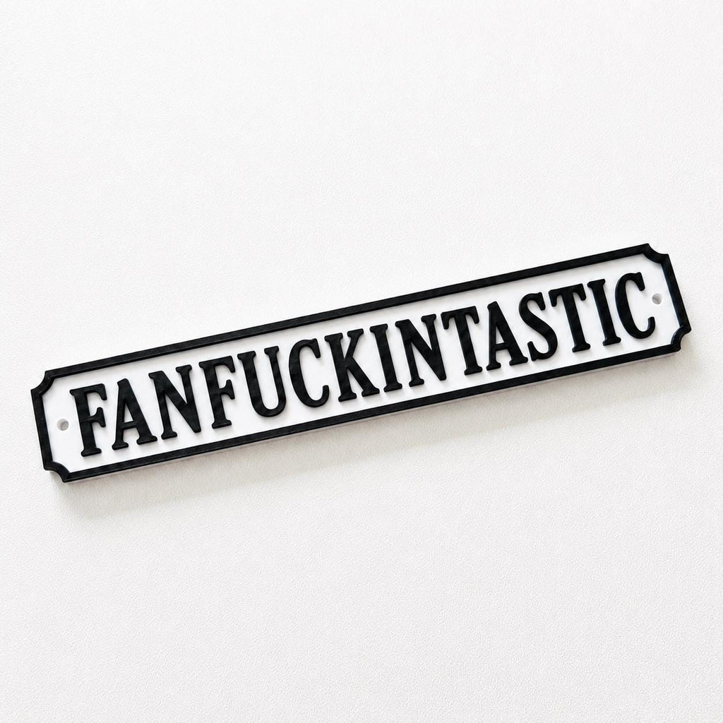 Fanf*ckintastic Sign – New Home Kitchen Bar Dining Room House Decoration Decor