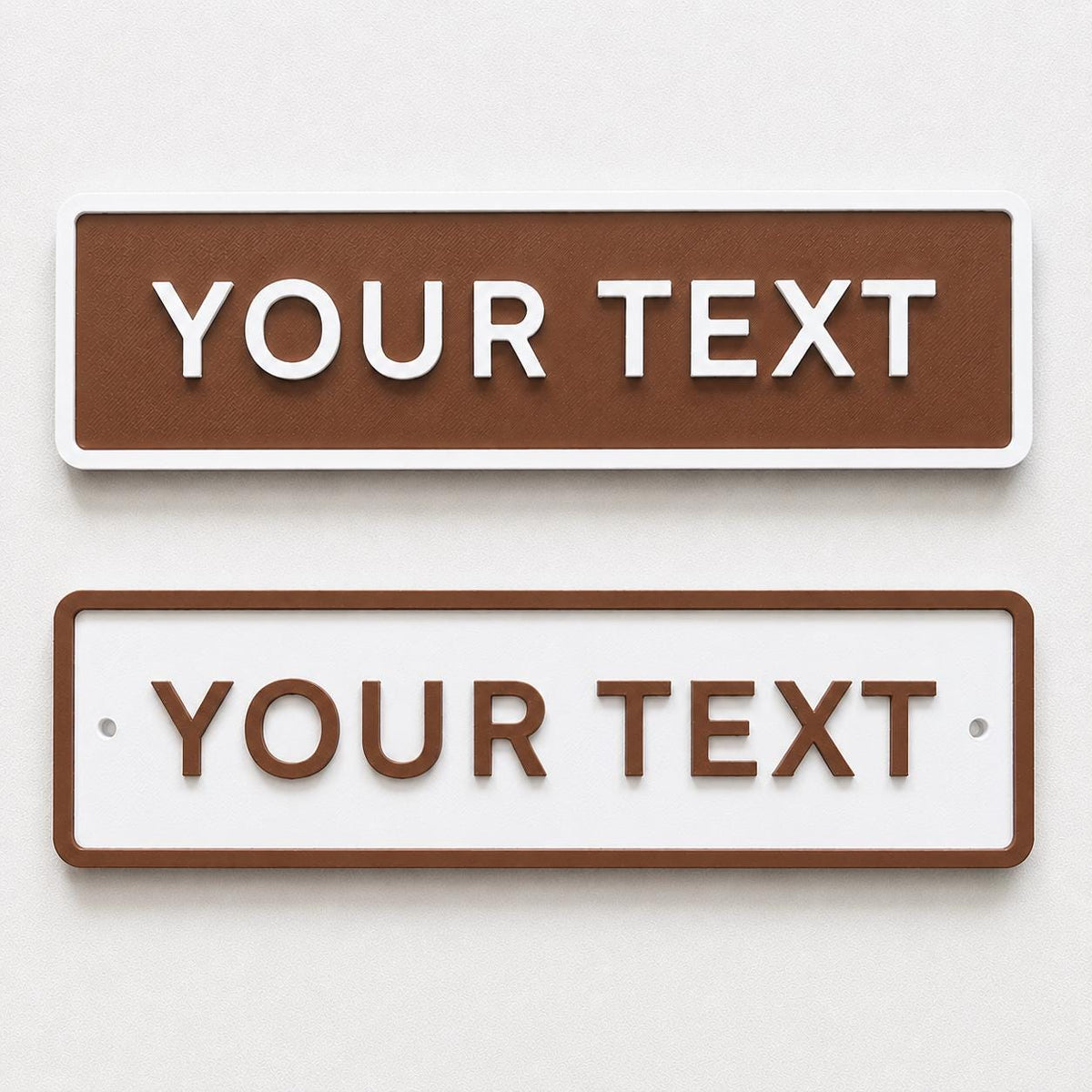 Personalised Your Text Sign – Custom Street Road House Decoration Plate Plaque