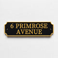 Personalised Text Sign Custom House Name Plaque Garden Wall Plate Memorial Bench