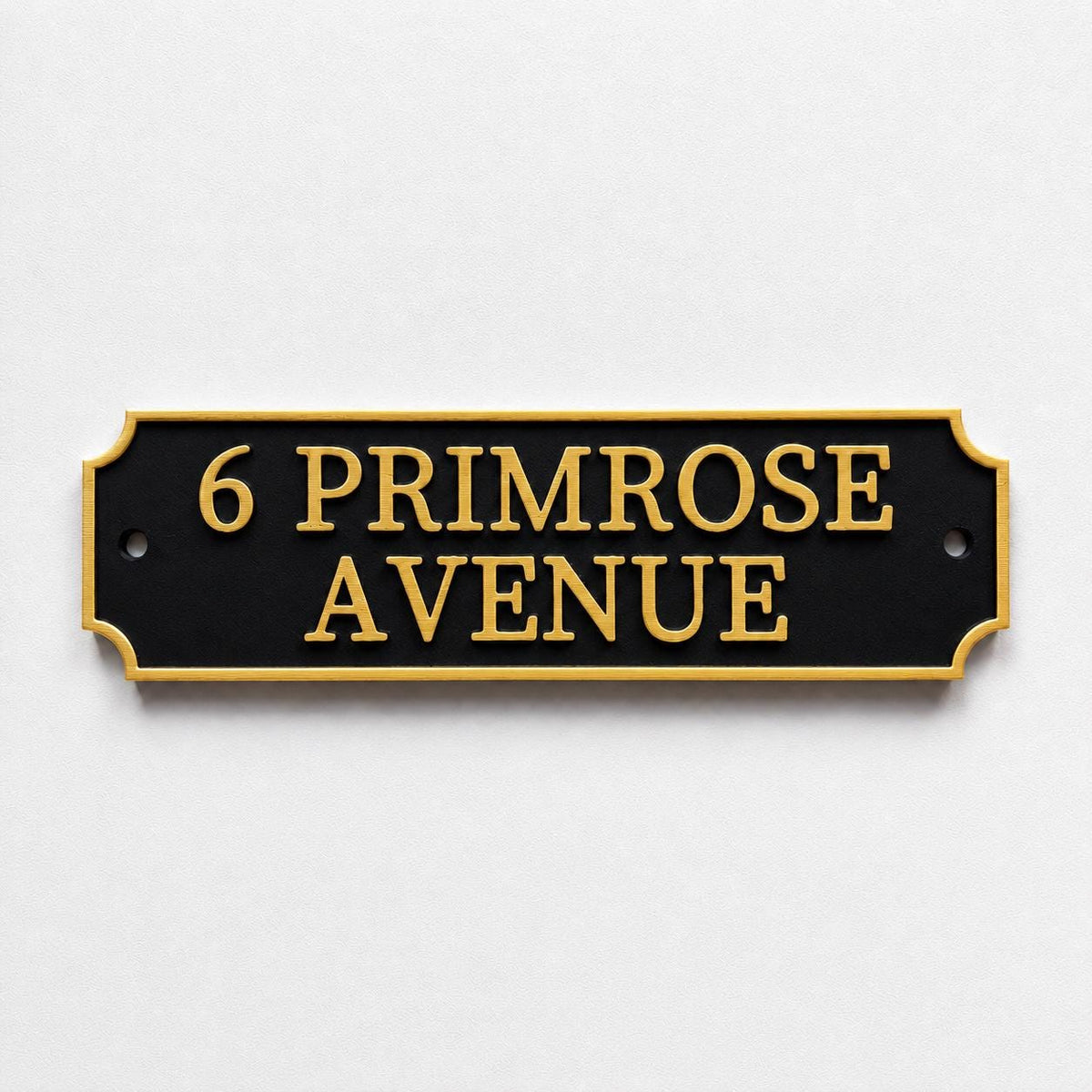 Personalised Text Sign Custom House Name Plaque Garden Wall Plate Memorial Bench