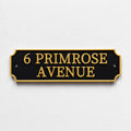 Personalised Text Sign Custom House Name Plaque Garden Wall Plate Memorial Bench