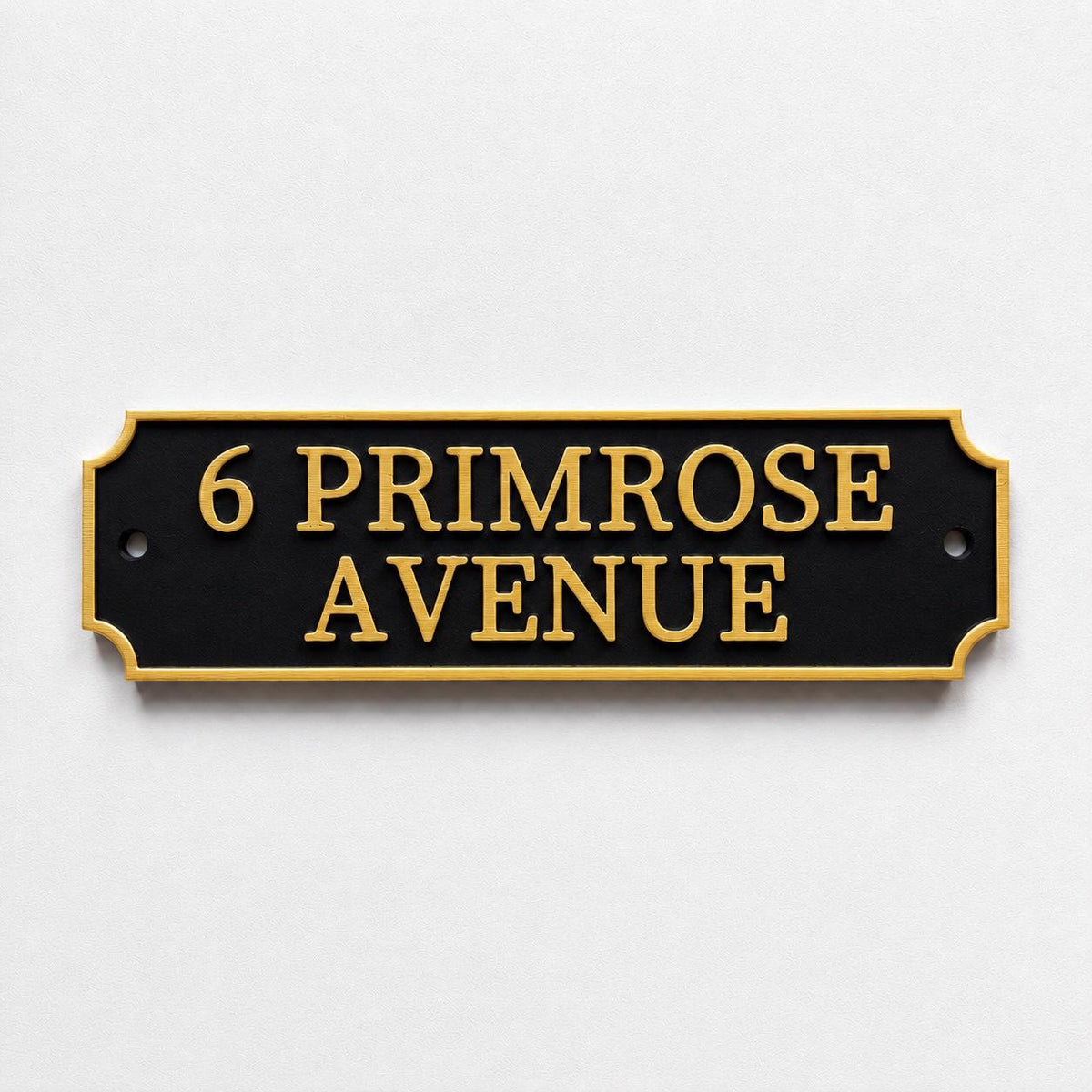 Personalised Text Sign Custom House Name Plaque Garden Wall Plate Memorial Bench
