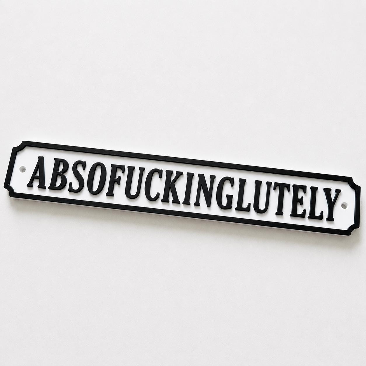 Absof*ckinglutely Sign – New Home Kitchen Bar Dining Room House Decoration Decor