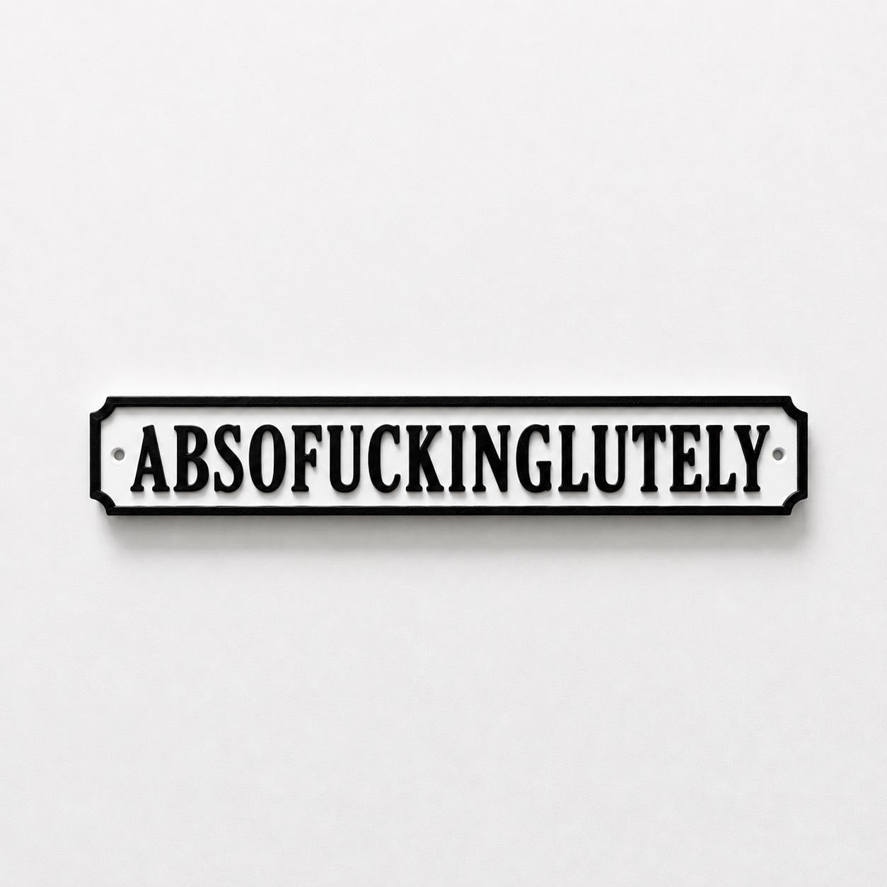 Absof*ckinglutely Sign – New Home Kitchen Bar Dining Room House Decoration Decor