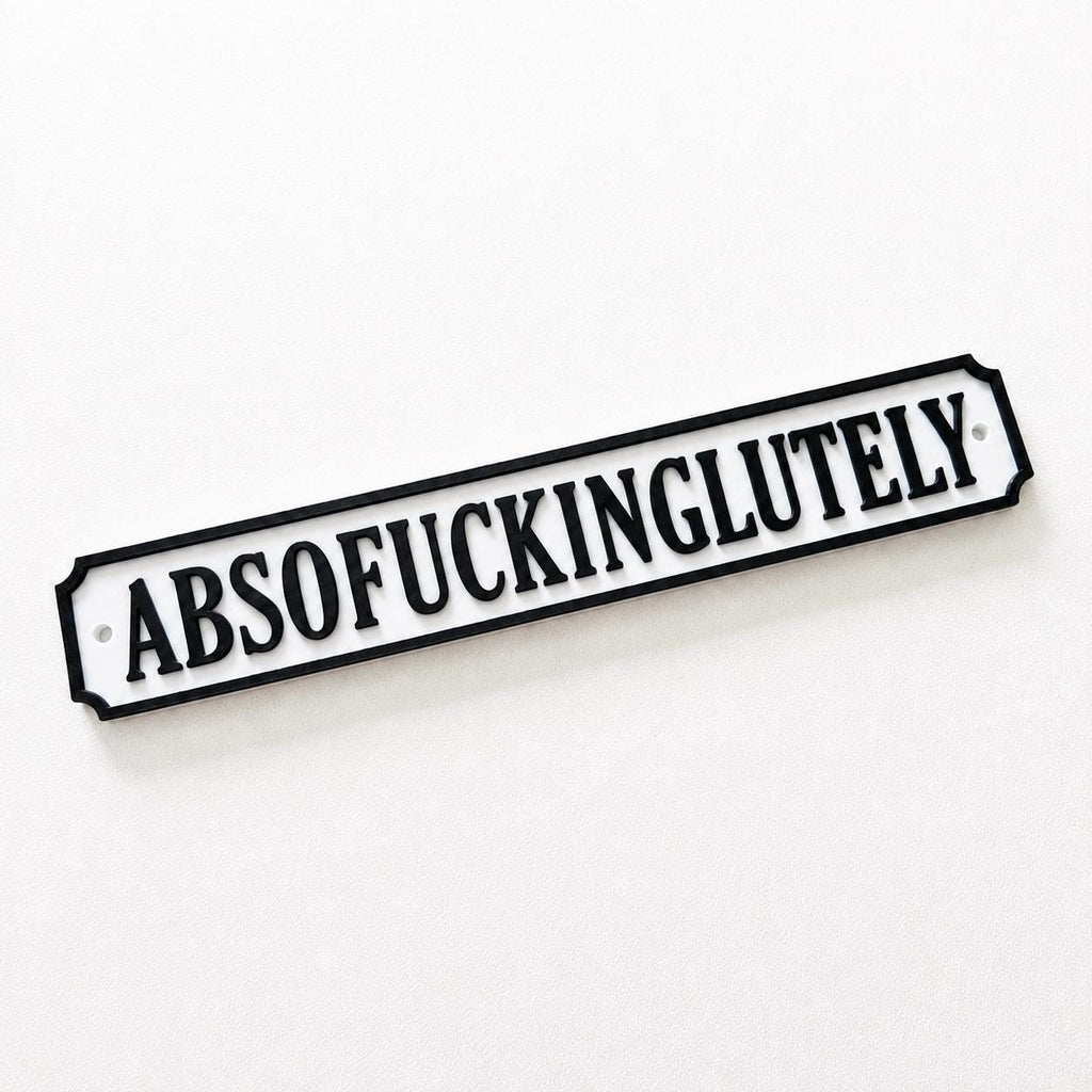 Absof*ckinglutely Sign – New Home Kitchen Bar Dining Room House Decoration Decor