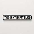 This Is My Happy Place Sign - New Home Kitchen Bar Dining Room House Decoration