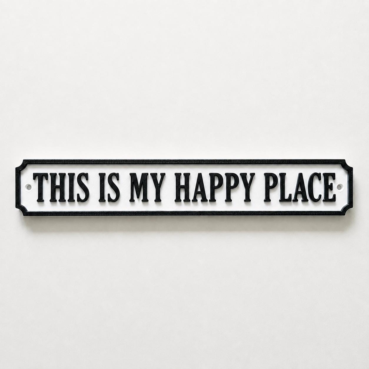 This Is My Happy Place Sign - New Home Kitchen Bar Dining Room House Decoration