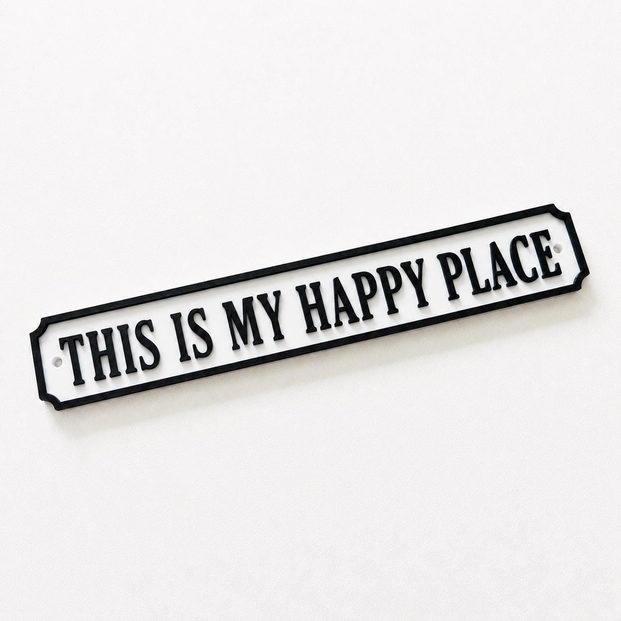 This Is My Happy Place Sign - New Home Kitchen Bar Dining Room House Decoration