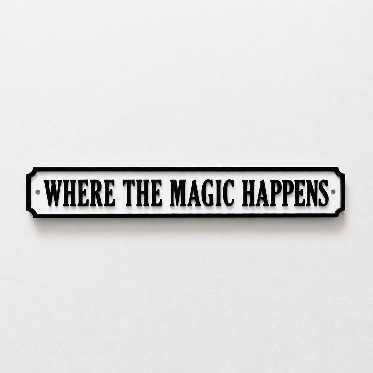 Where The Magic Happens Sign - New Home Kitchen Bar Dining Room House Decoration