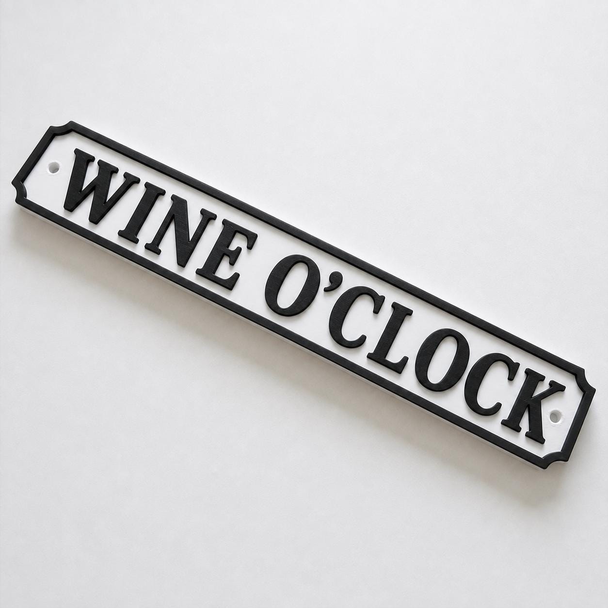 Wine O'Clock Sign – New Home Kitchen Bar Dining Room House Decoration Drinking