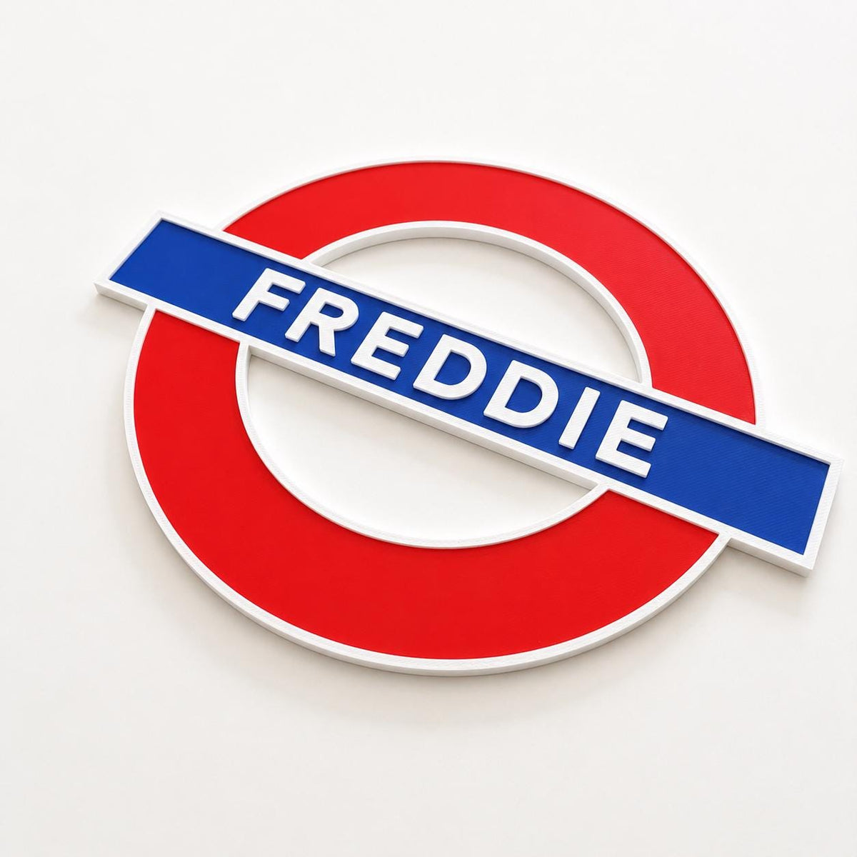 Personalised London Underground Tube Sign - Kids Name Girls Boys Bedroom Door