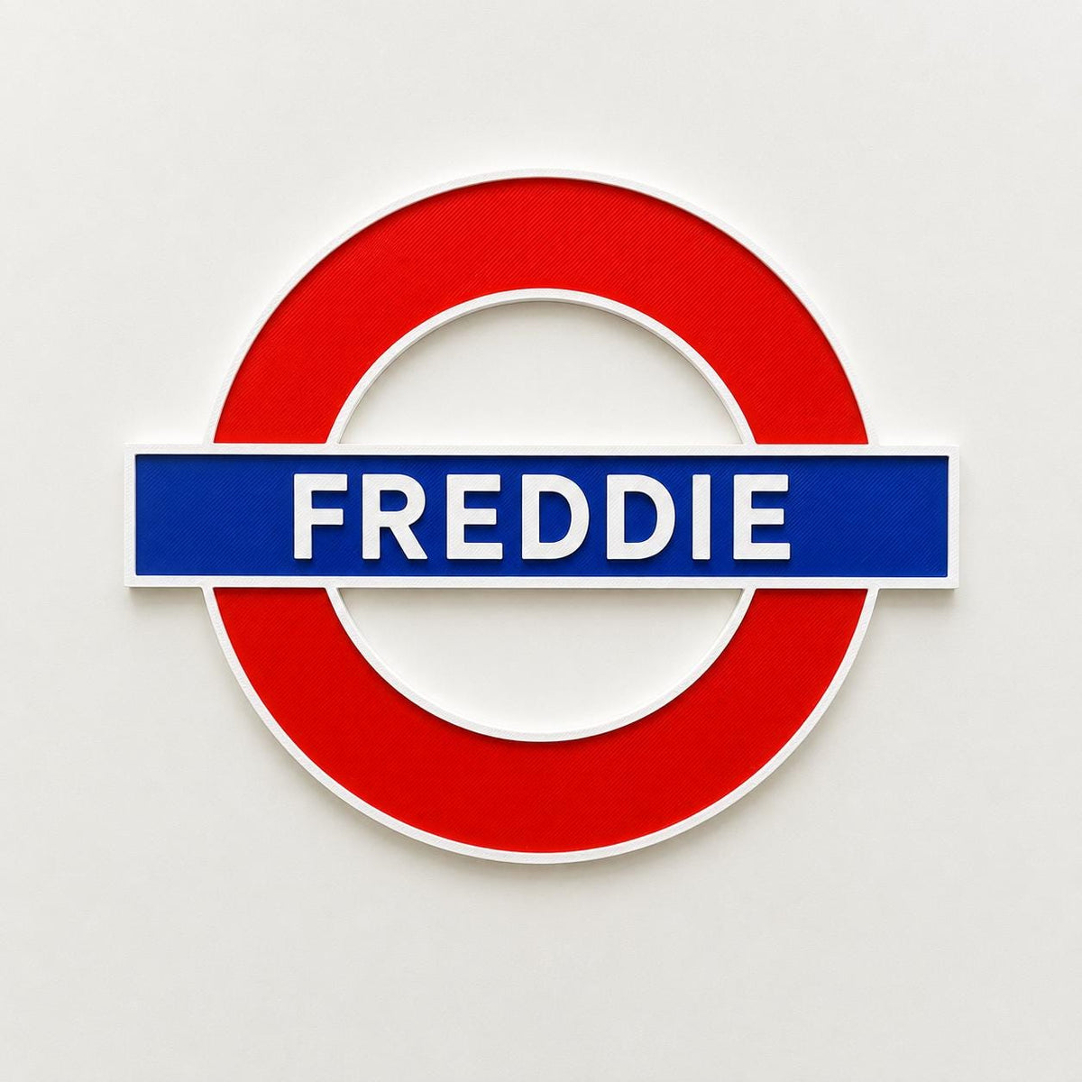 Personalised London Underground Tube Sign - Kids Name Girls Boys Bedroom Door