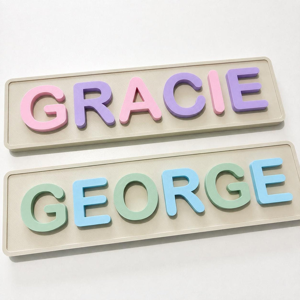 Personalised Kids Name Door Sign – Custom Girls Boys Bedroom Decoration Plate
