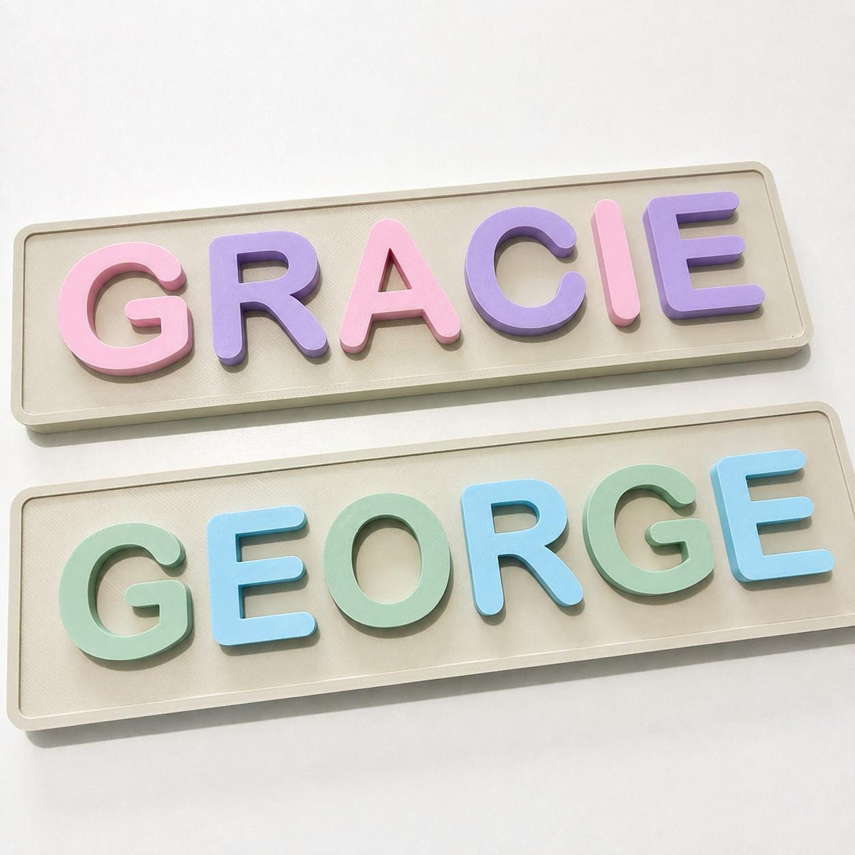 Personalised Kids Name Door Sign – Custom Girls Boys Bedroom Decoration Plate