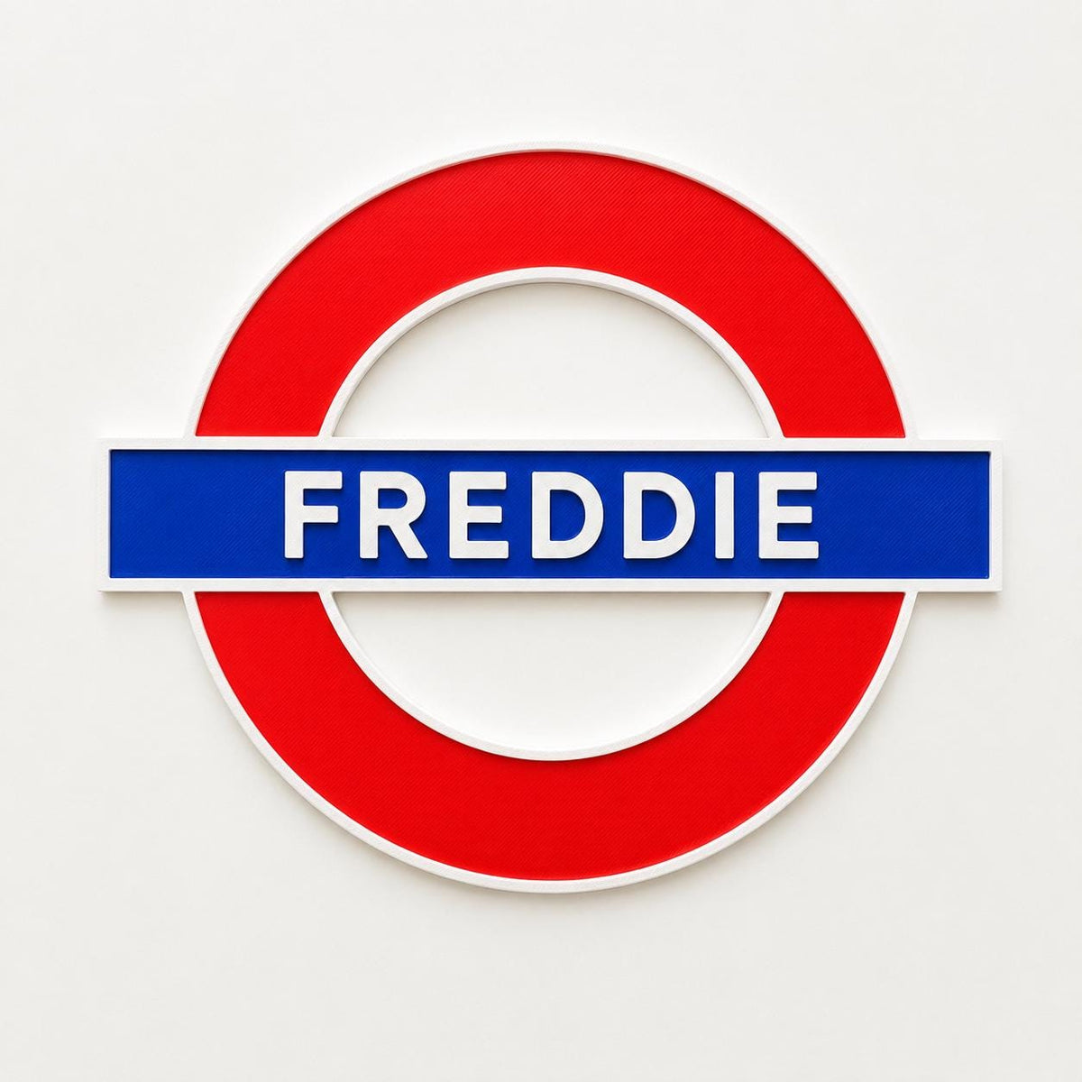 Personalised London Underground Tube Sign - Kids Name Girls Boys Bedroom Door