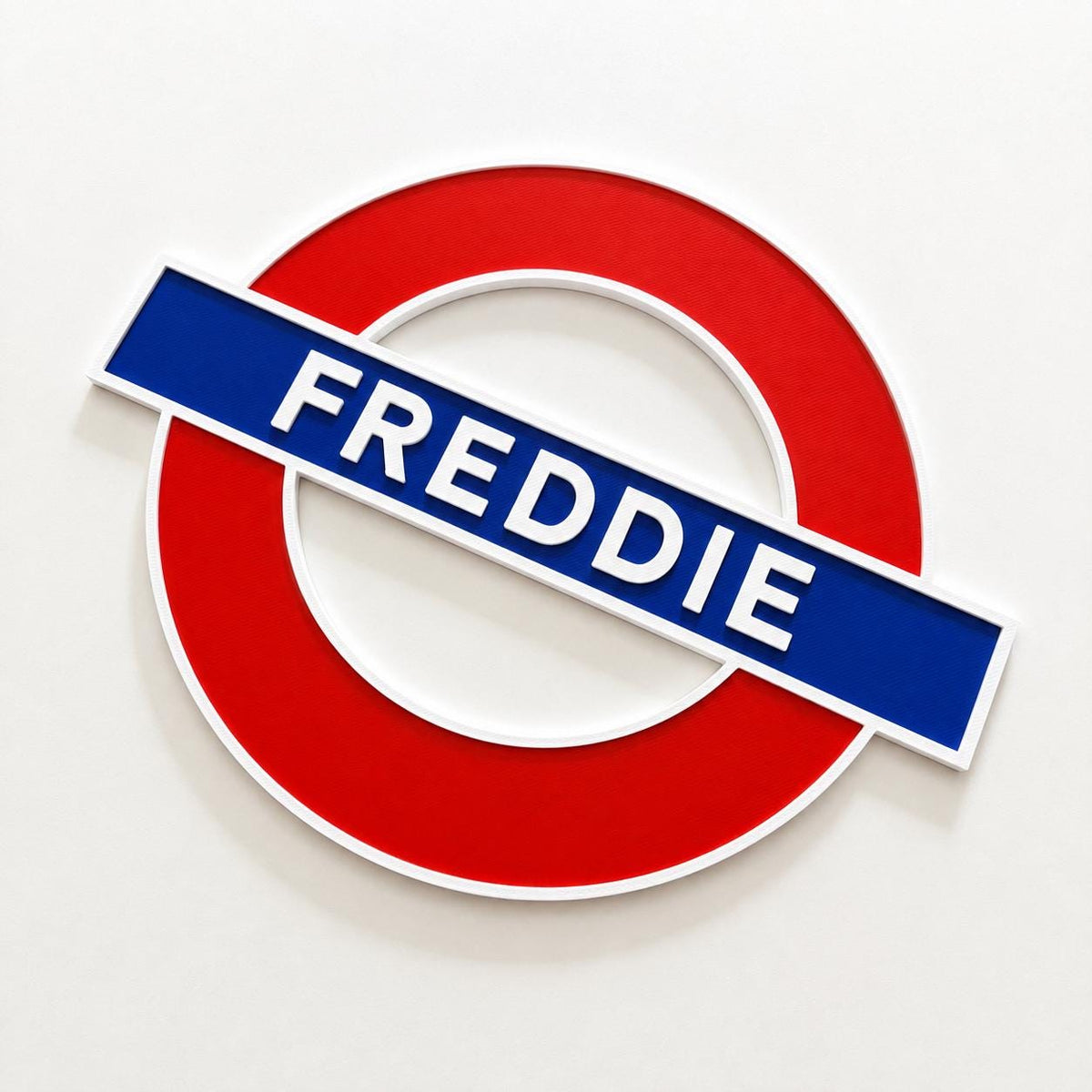 Personalised London Underground Tube Sign - Kids Name Girls Boys Bedroom Door