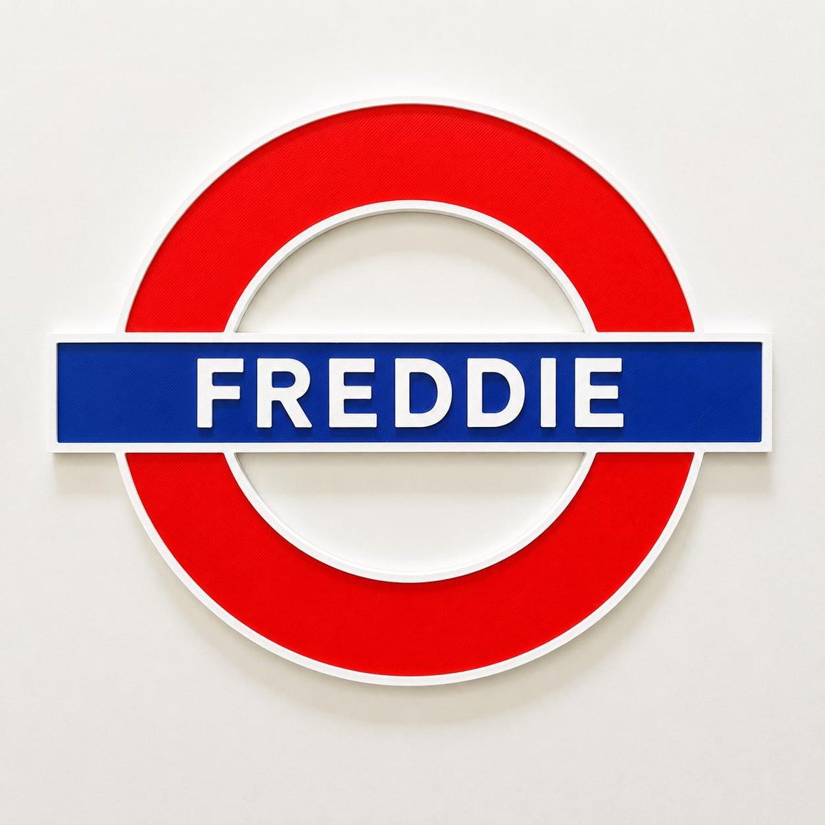 Personalised London Underground Tube Sign - Kids Name Girls Boys Bedroom Door