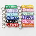 Personalised Name Keyring Kids Backpack Keychain New Driver Pass Party Bag Gift