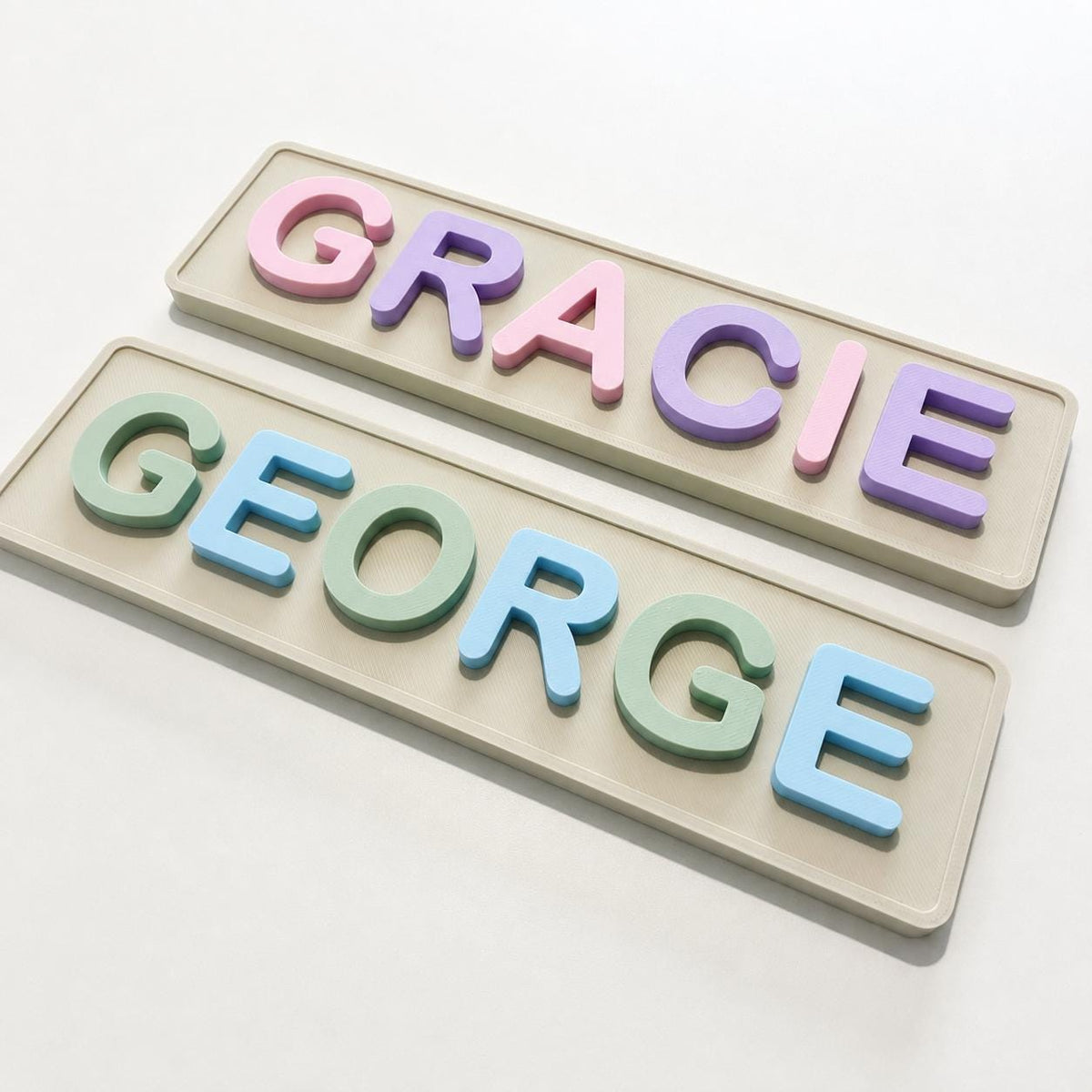 Personalised Kids Name Door Sign – Custom Girls Boys Bedroom Decoration Plate