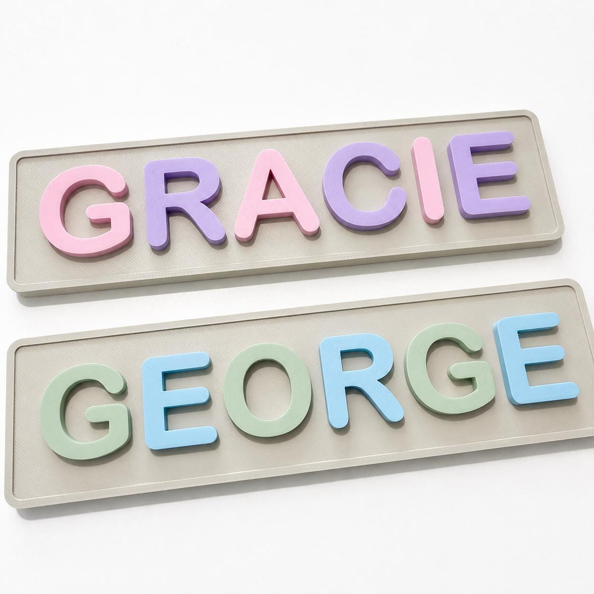 Personalised Kids Name Door Sign – Custom Girls Boys Bedroom Decoration Plate