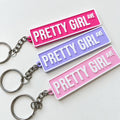 Pretty Girl Avenue Keyring Kids Backpack Keychain Bag Charm New Driver Pass Gift