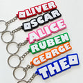 Personalised Name Keyring – Kids Gamer Gaming Keychain Boys Party Bag Gifts