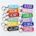Personalised Name Keyring Kids Backpack Keychain New Driver Pass Party Bag Gift