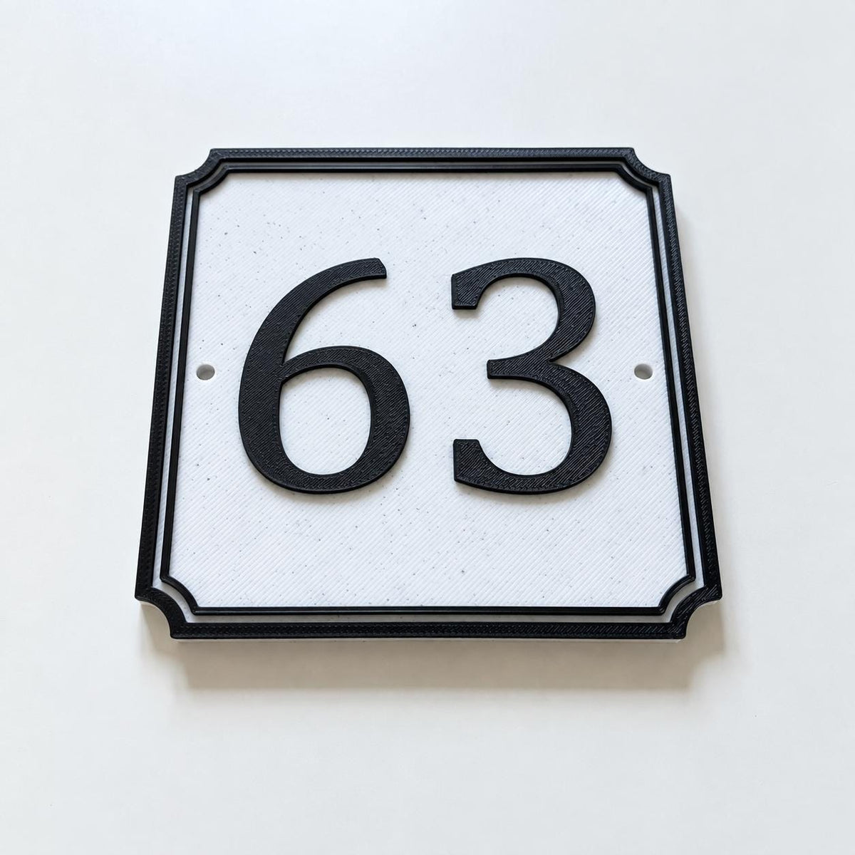 Personalised House Number Sign – Custom Home Front Door Gate Plate Plaque