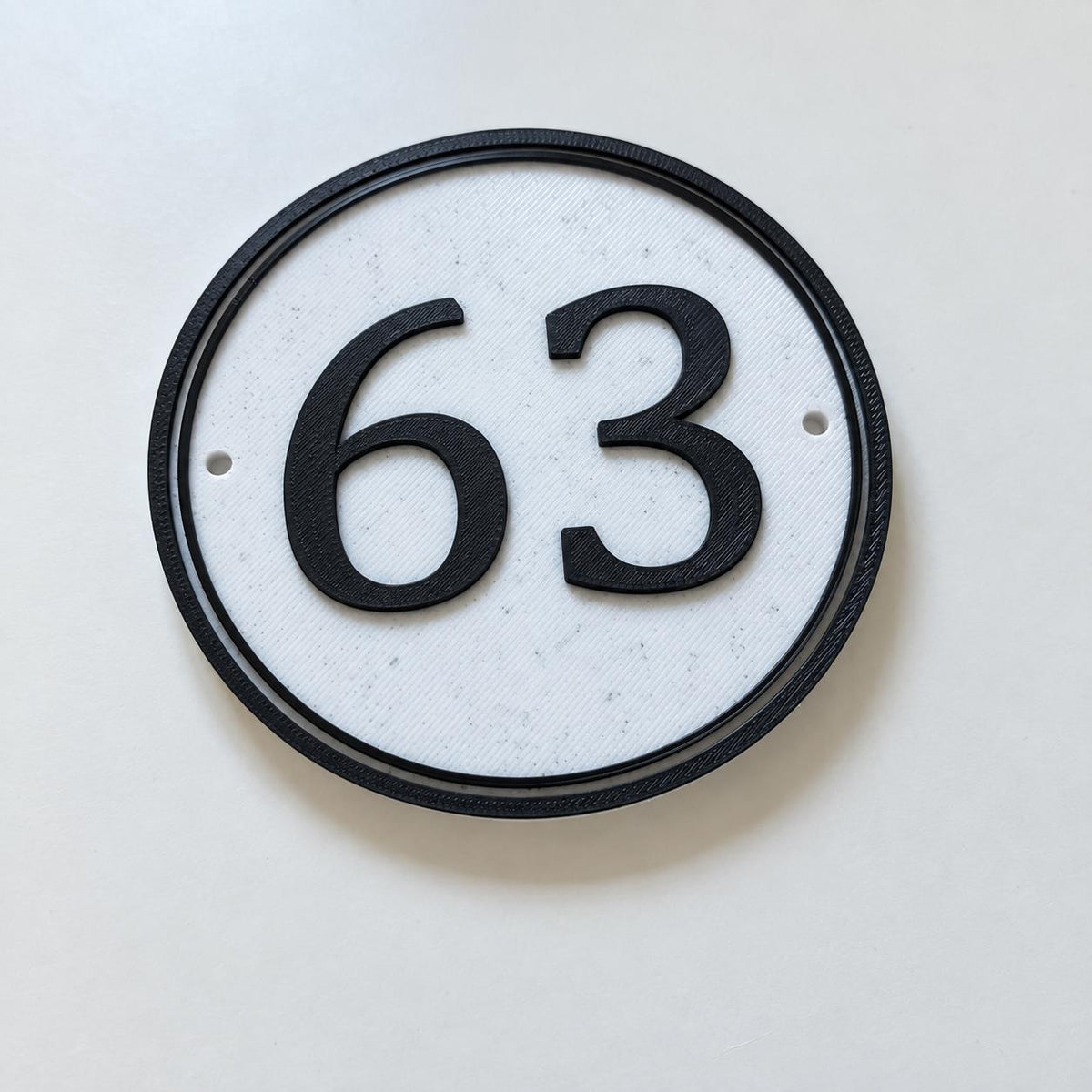 Personalised House Number Sign – Custom Home Front Door Gate Plate Plaque