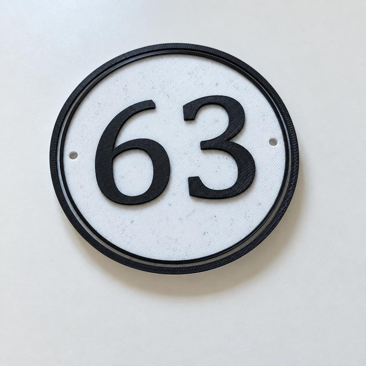Personalised House Number Sign – Custom Home Front Door Gate Plate Plaque