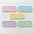 Personalised Kids Name Door Sign – Custom Girls Boys Bedroom Decoration Plate