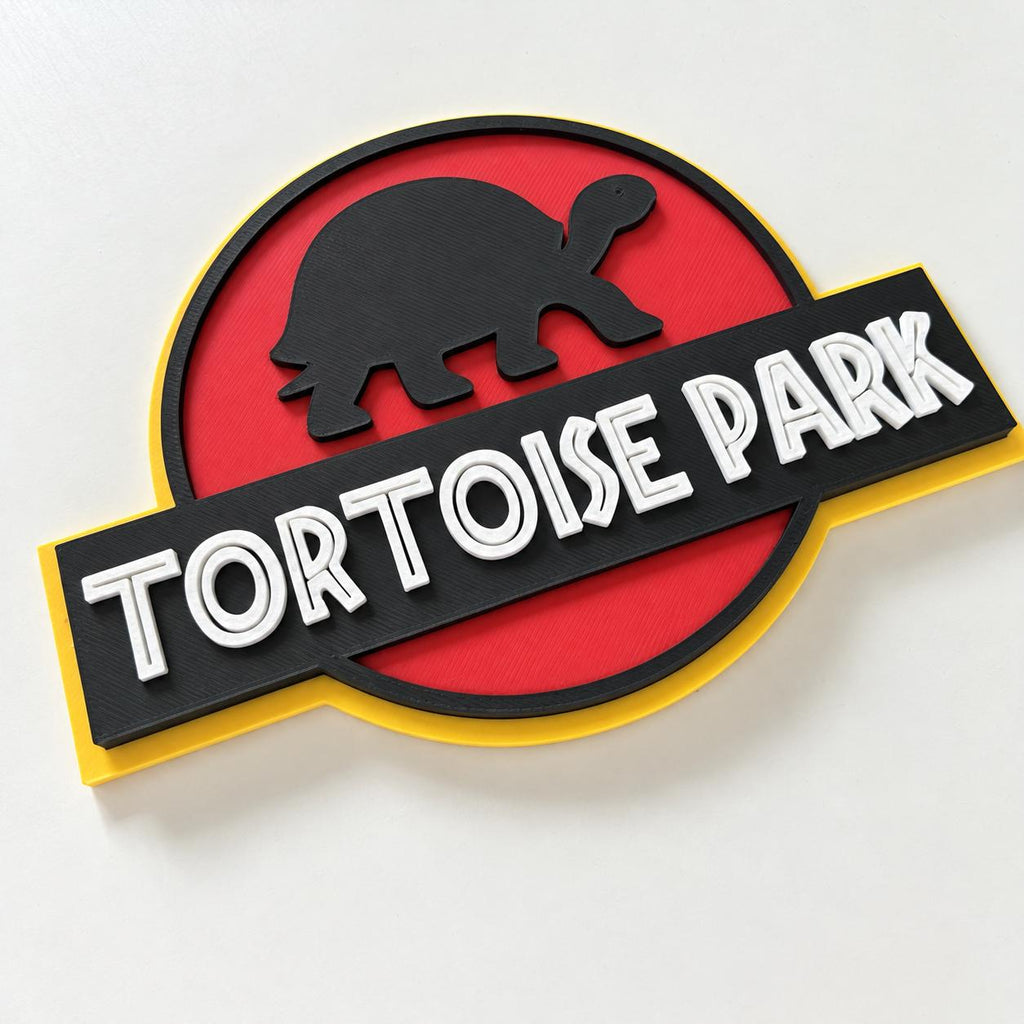 Pet Enclosure Sign - Spider Tortoise Snake Park Vivarium Tank Decoration Plaque