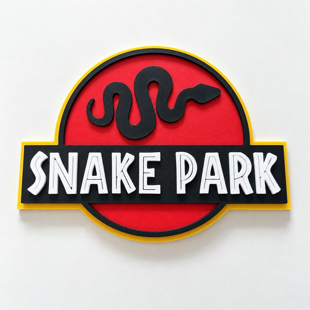 Pet Enclosure Sign - Spider Tortoise Snake Park Vivarium Tank Decoration Plaque