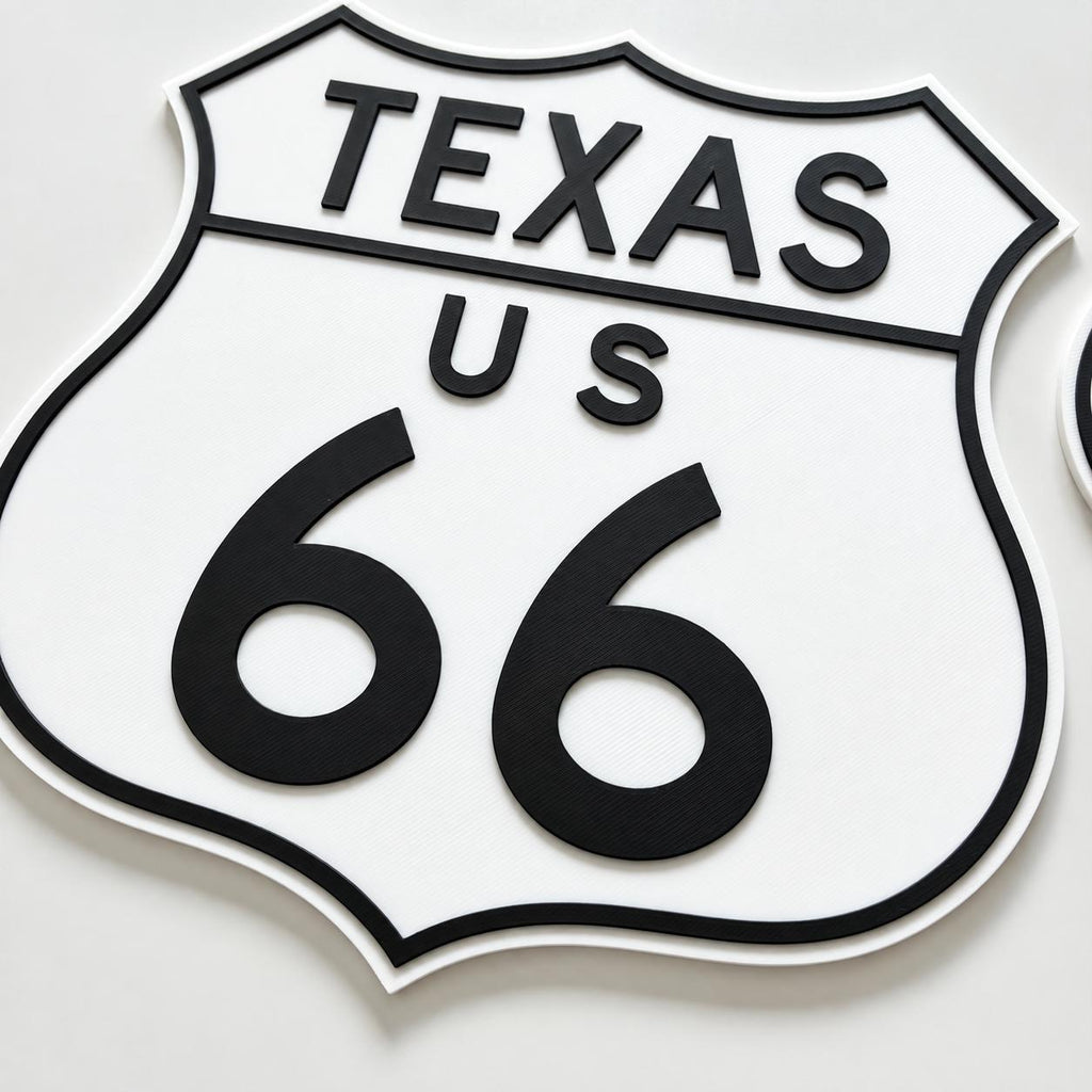 Personalised Route 66 Sign – Kids Name Bedroom Door Road Cars Wall Decoration