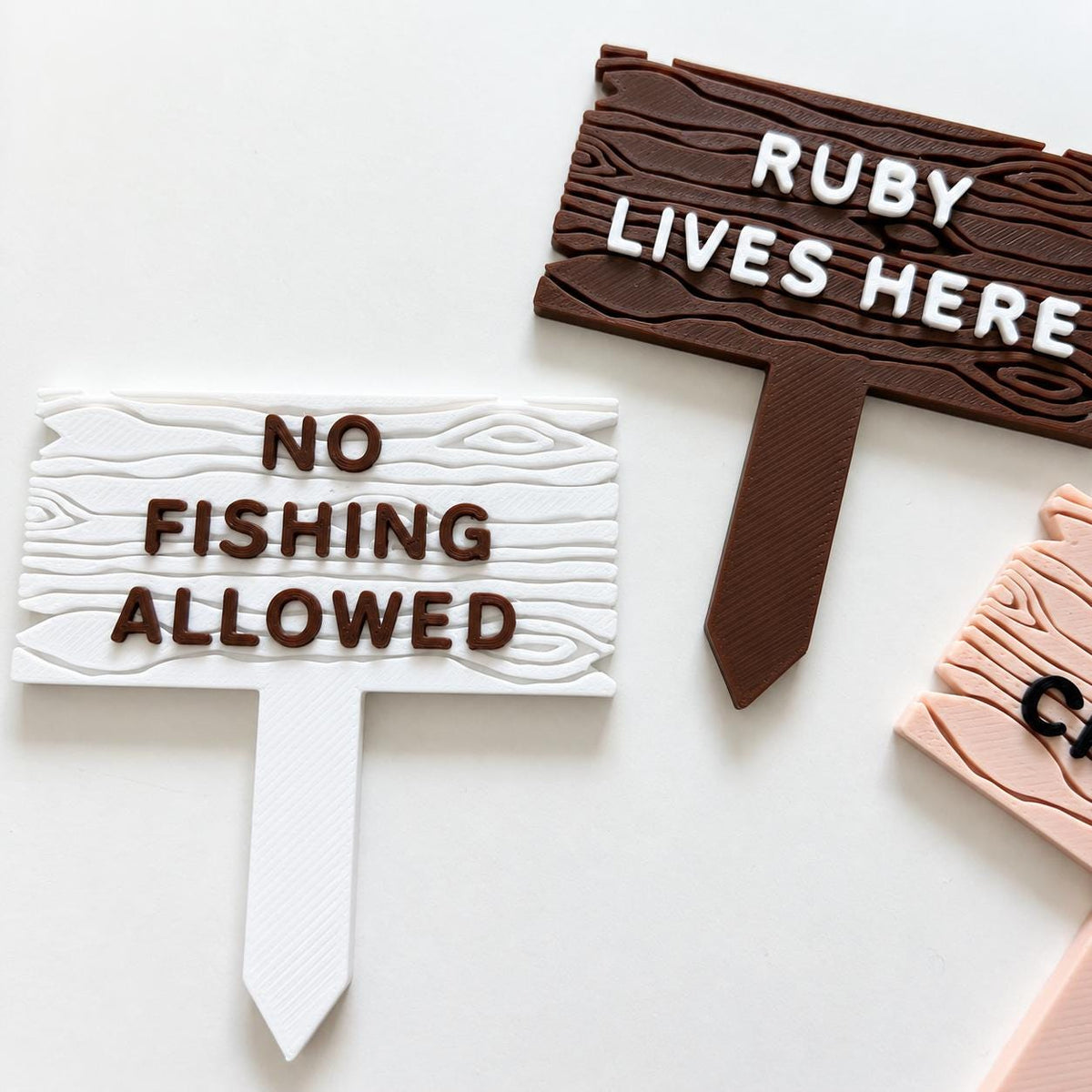 Personalised Pet Tank Name Sign Aquarium Vivarium Decoration Plaque Reptile Fish