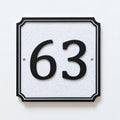 Personalised House Number Sign – Custom Home Front Door Gate Plate Plaque