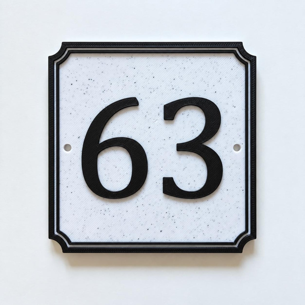 Personalised House Number Sign – Custom Home Front Door Gate Plate Plaque