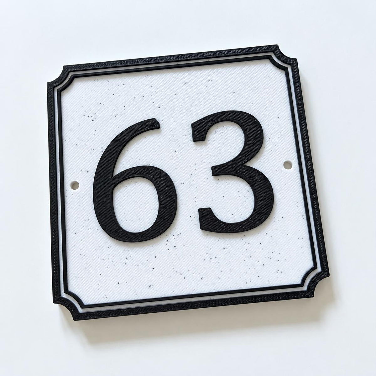 Personalised House Number Sign – Custom Home Front Door Gate Plate Plaque