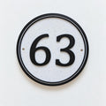 Personalised House Number Sign – Custom Home Front Door Gate Plate Plaque