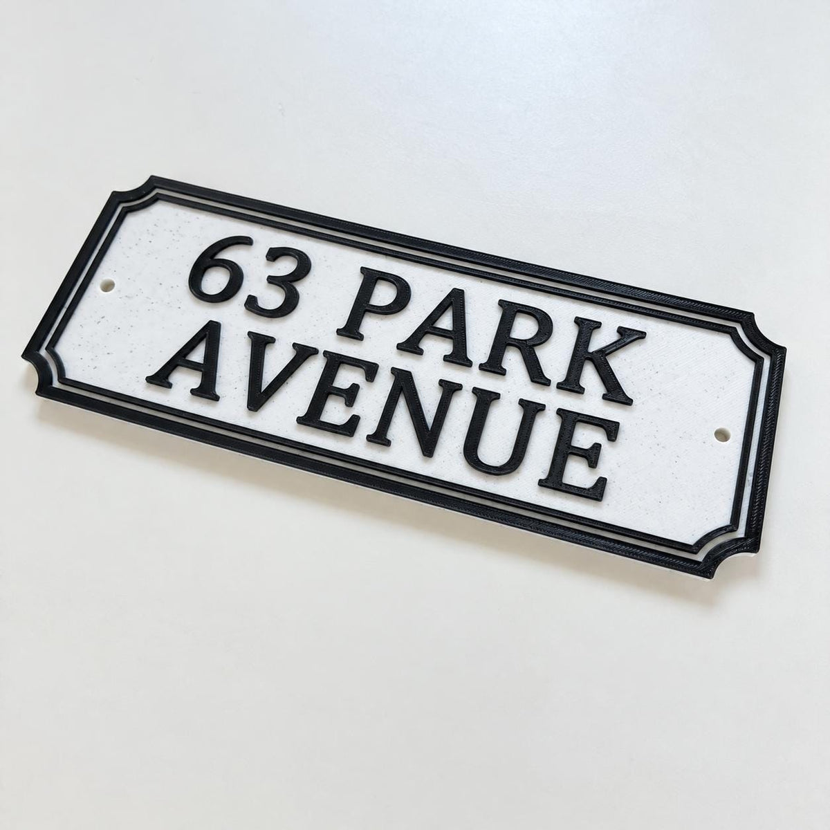 Personalised House Name Sign – Custom Home Front Door Number Gate Plate Plaque