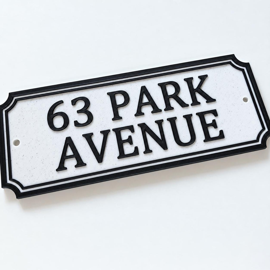 Personalised House Name Sign – Custom Home Front Door Number Gate Plate Plaque