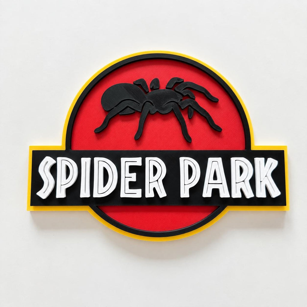Pet Enclosure Sign - Spider Tortoise Snake Park Vivarium Tank Decoration Plaque