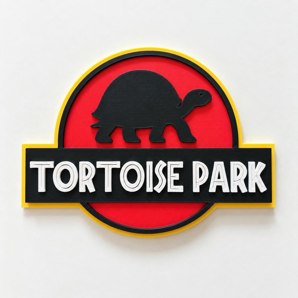 Pet Enclosure Sign - Spider Tortoise Snake Park Vivarium Tank Decoration Plaque